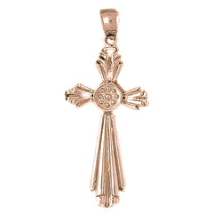 10K, 14K or 18K Gold Cross Pendant