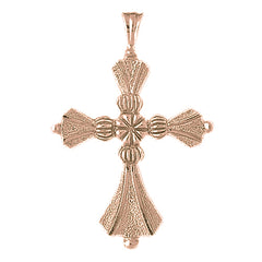 10K, 14K or 18K Gold Cross Pendant