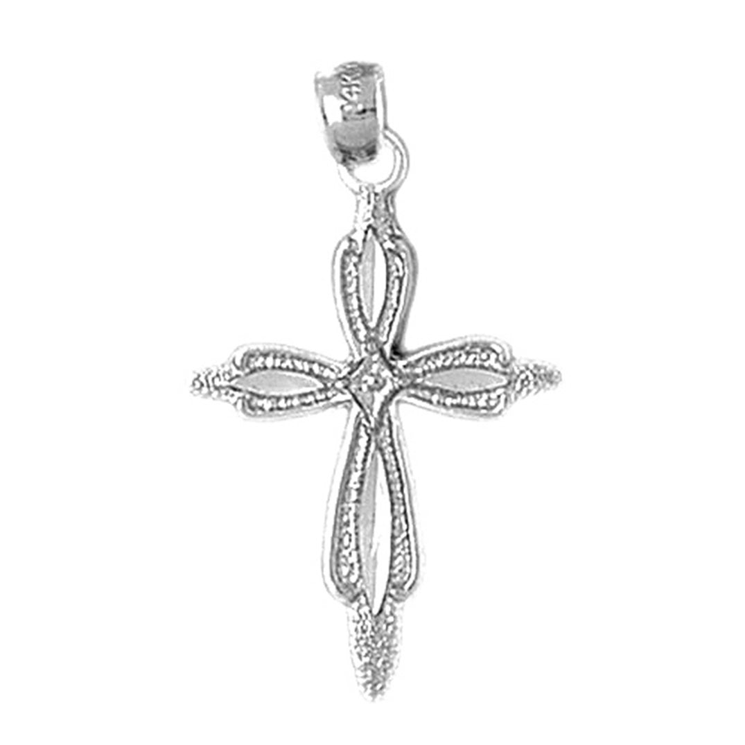 14K or 18K Gold Passion Cross Pendant
