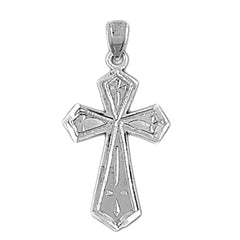 14K or 18K Gold Passion Cross Pendant