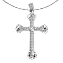 14K or 18K Gold Latin Cross Pendant