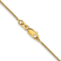 10K Yellow Gold 1mm Wheat Chain