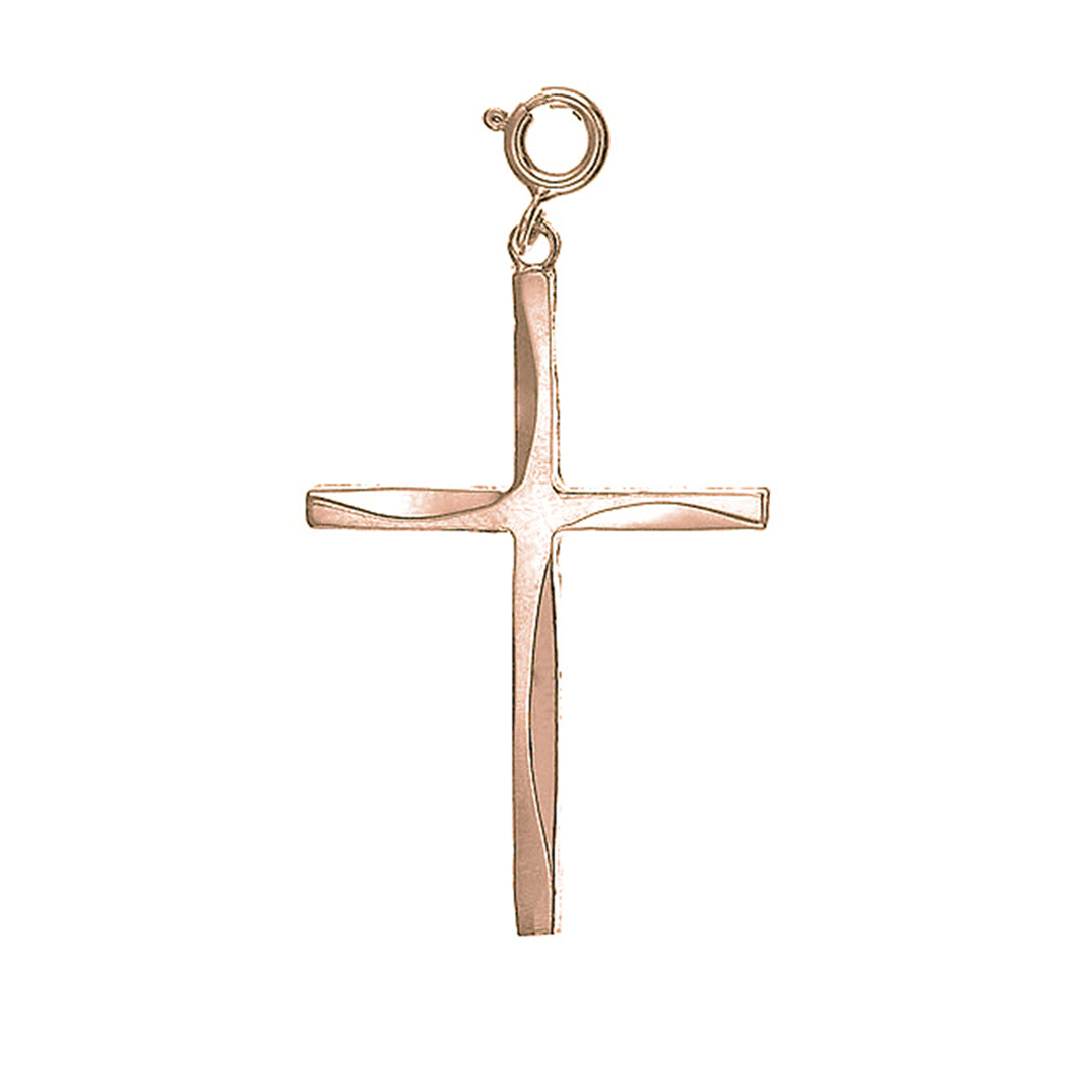 10K, 14K or 18K Gold Latin Cross Pendant