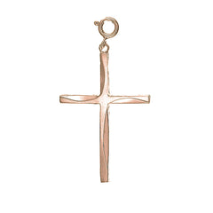 10K, 14K or 18K Gold Latin Cross Pendant