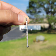 10K, 14K or 18K Gold Hollow Latin Cross Pendant