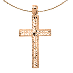 10K, 14K or 18K Gold Latin Cross Pendant