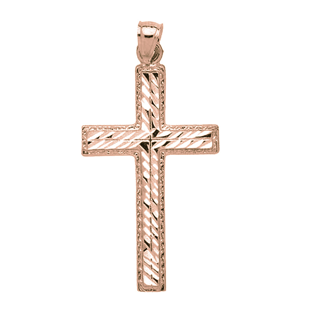 10K, 14K or 18K Gold Latin Cross Pendant