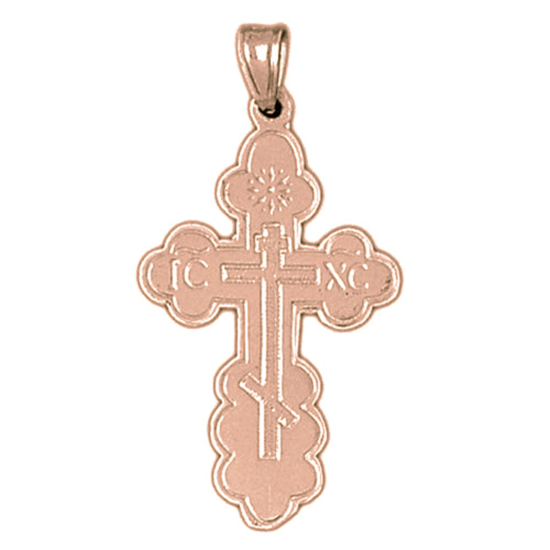 14K or 18K Gold St. Nicholas's Cross Pendant