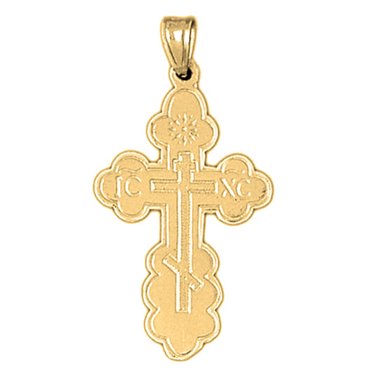 14K or 18K Gold St. Nicholas's Cross Pendant