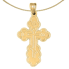 14K or 18K Gold St. Nicholas's Cross Pendant