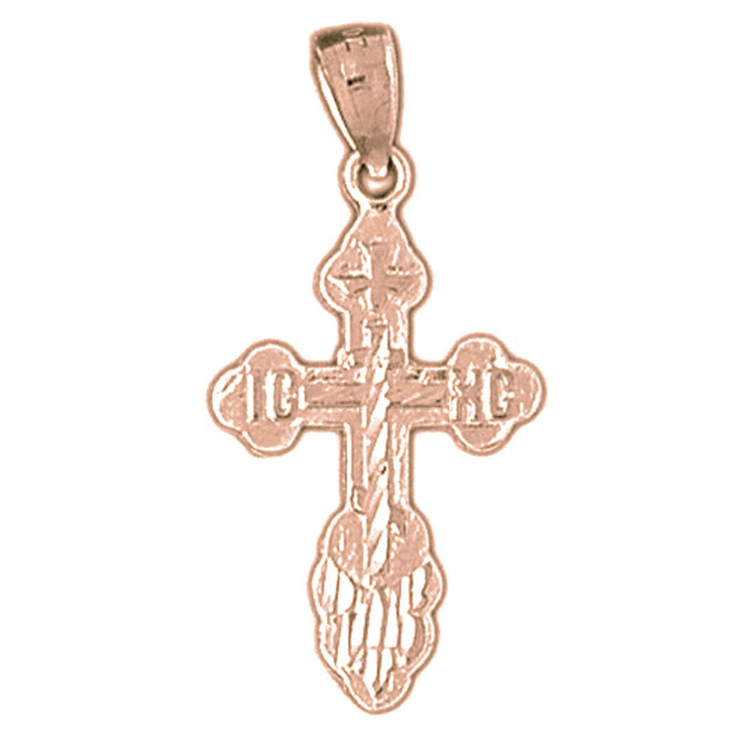 14K or 18K Gold St. Nicholas's Cross Pendant
