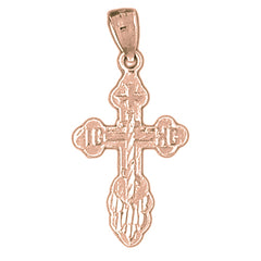 14K or 18K Gold St. Nicholas's Cross Pendant