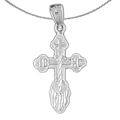 14K or 18K Gold St. Nicholas's Cross Pendant