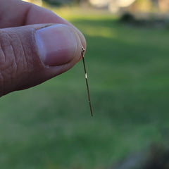 14K or 18K Gold Vine Cross Pendant
