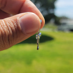 14K or 18K Gold Cross With Shroud Pendant