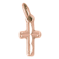 14K or 18K Gold Latin Cross Pendant