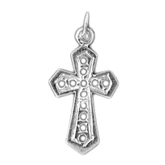 14K or 18K Gold Passion Cross Pendant