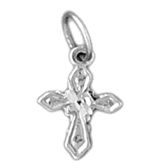 14K or 18K Gold Passion Cross Pendant