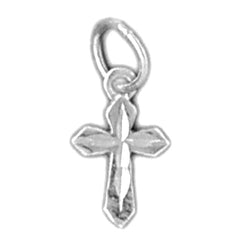14K or 18K Gold Passion Cross Pendant