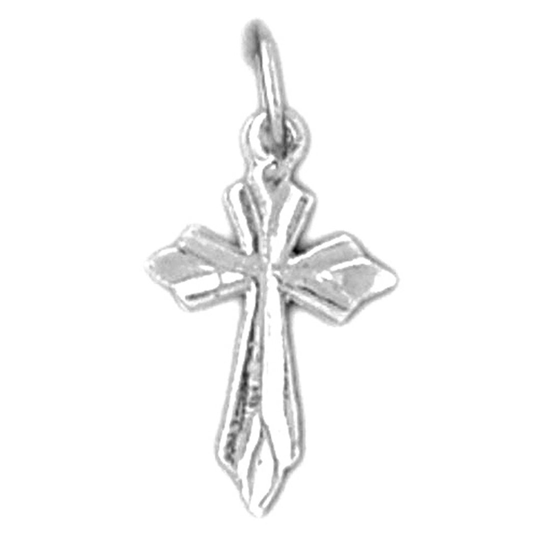 14K or 18K Gold Passion Cross Pendant