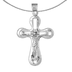10K, 14K or 18K Gold Crucifix Pendant
