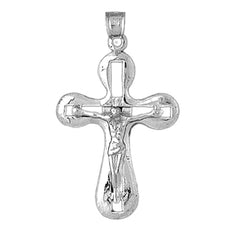 10K, 14K or 18K Gold Crucifix Pendant