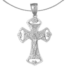 10K, 14K or 18K Gold Crucifix Pendant