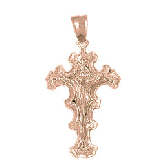 10K, 14K or 18K Gold Crucifix Pendant