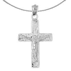 10K, 14K or 18K Gold Latin Crucifix Pendant