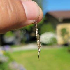 10K, 14K or 18K Gold Budded Crucifix Pendant