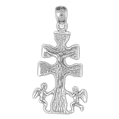 10K, 14K or 18K Gold Caravaca Crucifix Pendant
