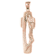 10K, 14K or 18K Gold Crucifix Pendant