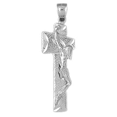 10K, 14K or 18K Gold Crucifix Pendant