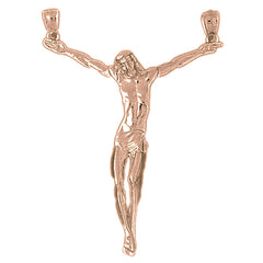 10K, 14K or 18K Gold Corpus Jesus Pendant