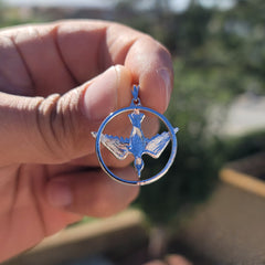 10K, 14K or 18K Gold Dove, Holy Spirit Dove Pendant