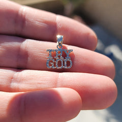 14K or 18K Gold Try God Saying Pendant