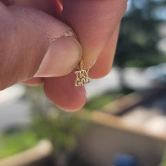 14K or 18K Gold Try God Saying Pendant