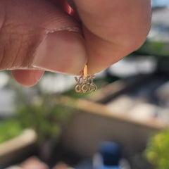 14K or 18K Gold Try God Saying Pendant