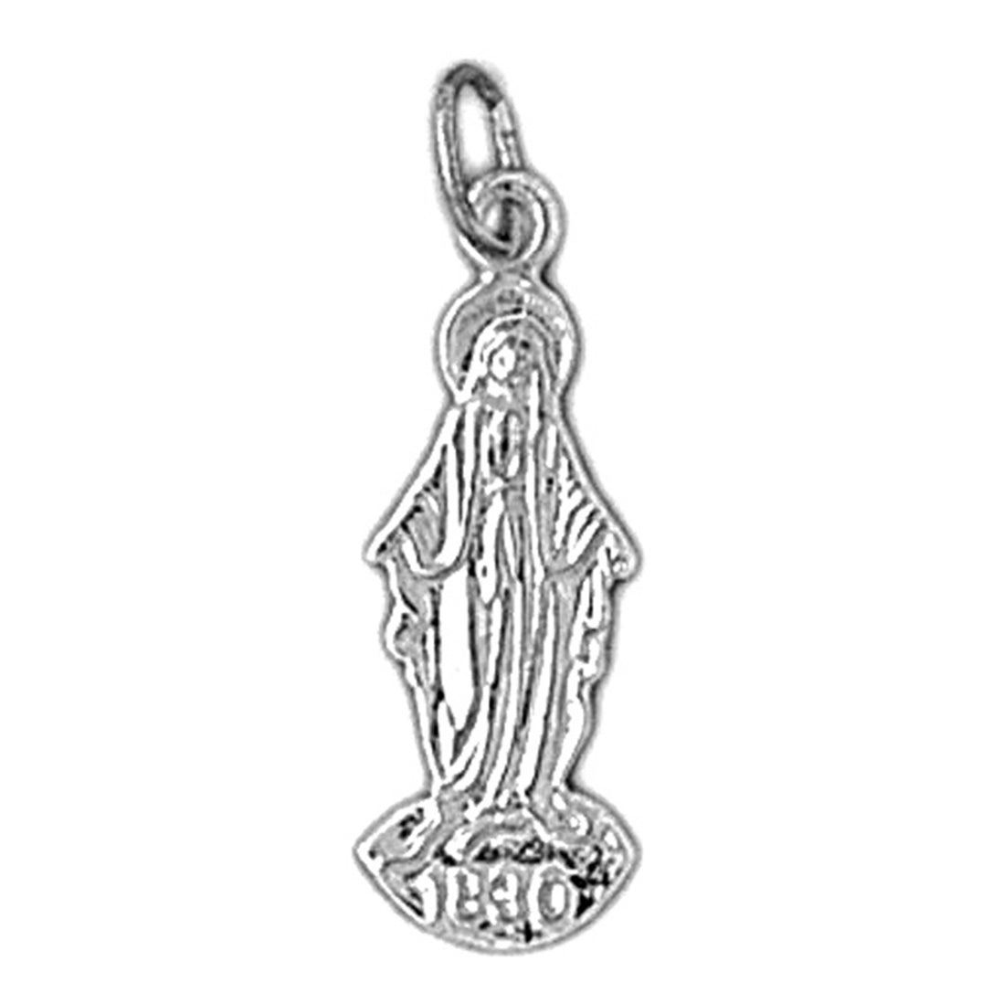 14K or 18K Gold Mother Mary Pendant