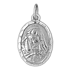 14K or 18K Gold Mother Mary Pendant
