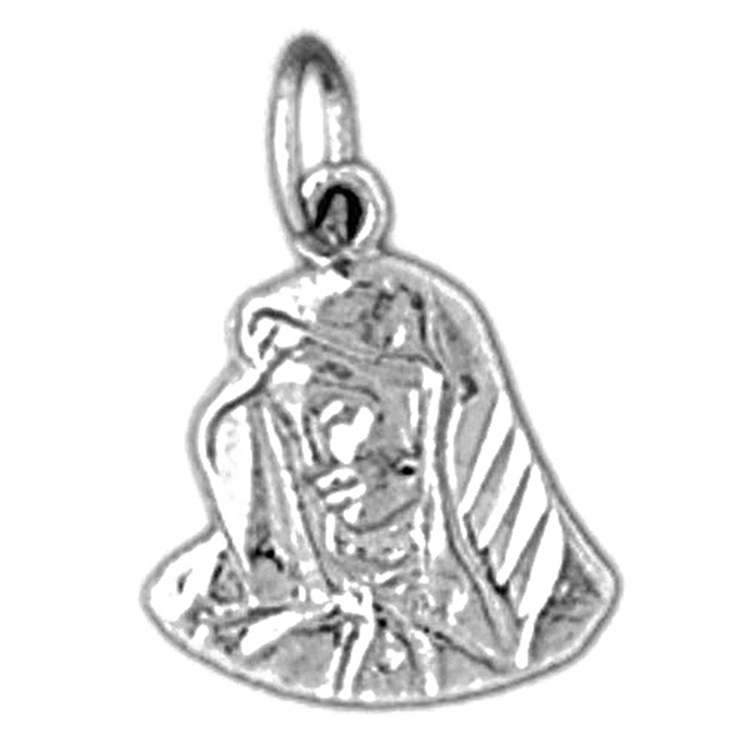 14K or 18K Gold Mother Mary Pendant