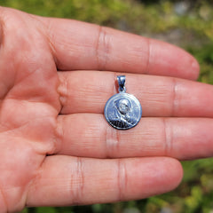 14K oder 18K Gold Mutter Maria Anhänger