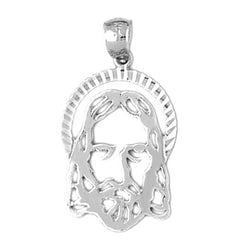 14K or 18K Gold Jesus Medal Pendant
