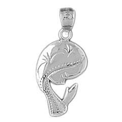 14K or 18K Gold Mother Mary, Praying Woman Pendant