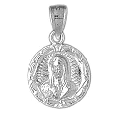 14K or 18K Gold Our Lady Guadalupe Pendant