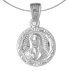 14K or 18K Gold Our Lady Guadalupe Pendant