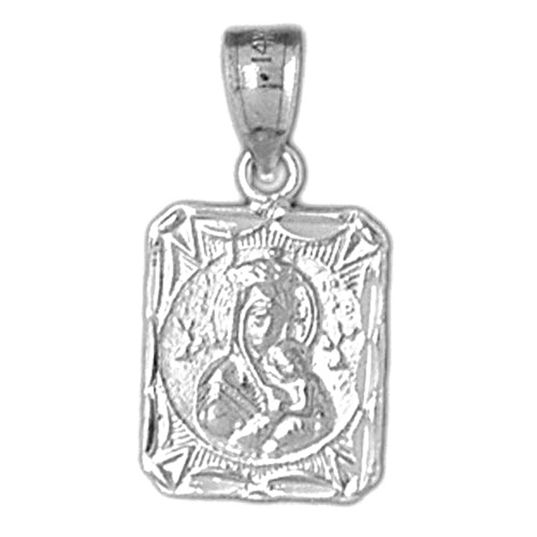 14K or 18K Gold Our Lady Guadalupe Pendant