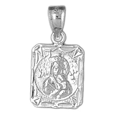 14K or 18K Gold Our Lady Guadalupe Pendant