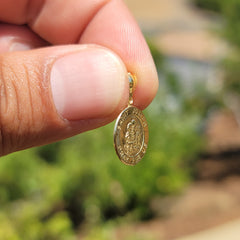 14K or 18K Gold Saint Joseph Pendant