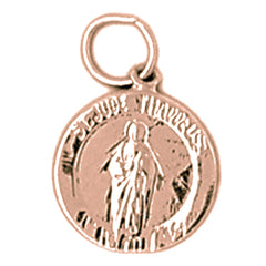 14K or 18K Gold Saint Jude Pendant